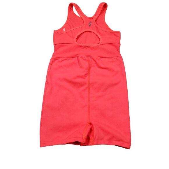 READ Free People Movement Every Single Time Runsie Neon Coral Orange Size XS/S - Picture 2 of 11